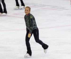 Aneta Zając na łyżwach