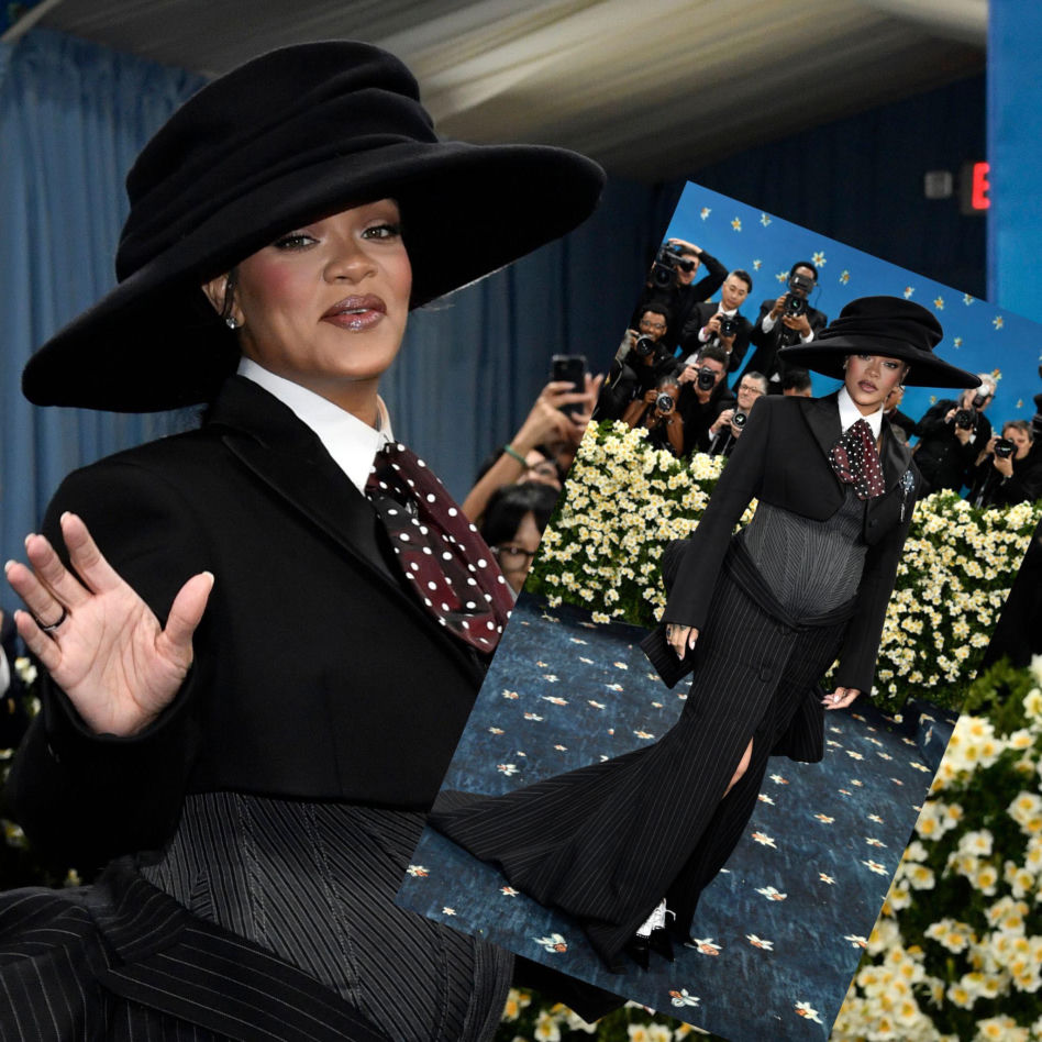 Rihanna ogłosiła ciążę na Met Gali 2025. Okrągły brzuszek wcisnęła w gorset!