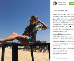 Hanna Lis na wakacjach w Portugalii