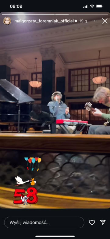 Tak Małgorzata Foremniak świętowała urodziny. Sala balowa to dopiero początek!