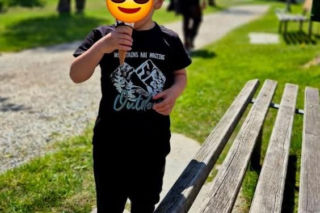 Justyna Kowalczyk i syn