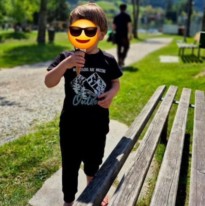 Justyna Kowalczyk i syn