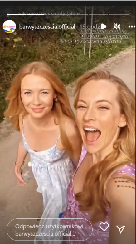 Barwy szczęścia po wakacjach 2022. Dominika (Karolina Chapko), Renata (Anna Mrozowska)