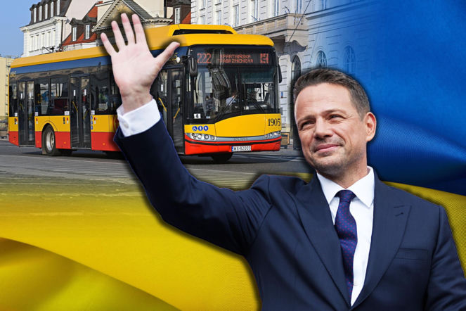 Trzaskowski oddaje je Ukrainie. Autobusy pojadą do Drohobycza
