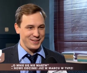 O mnie się nie martw 2 sezon. Stefan Pawłowski w Pytanie na śniadanie