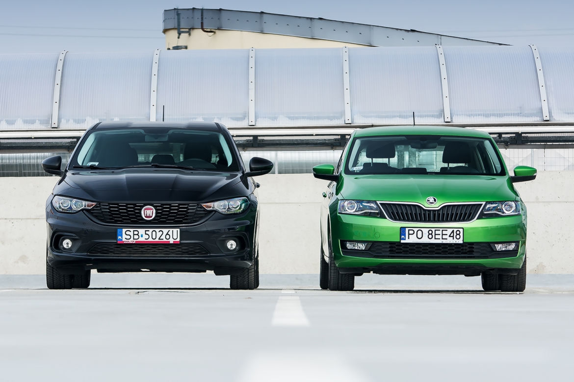 Fiat Tipo 1.4 T-Jet 120 KM vs. Skoda Rapid Spaceback 1.0 TSI 110 KM
