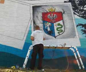 Nowy mural w Sanoku