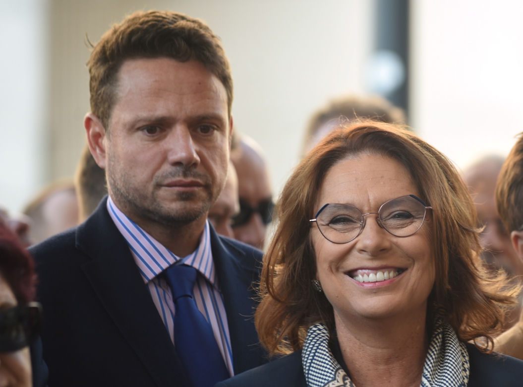 Rafal Trzaskowski i Małgorzata Kidawa-Błońska