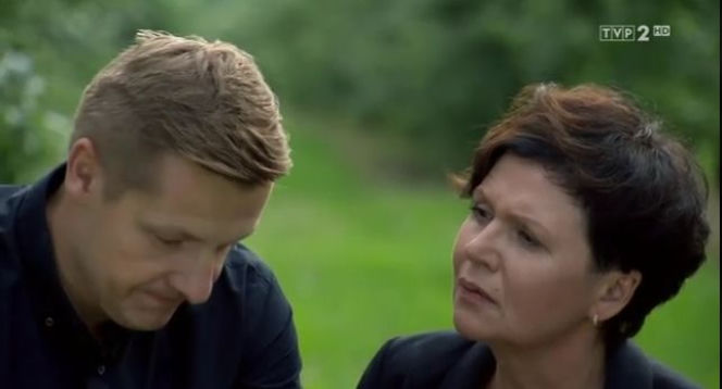 M jak miłość, odcinek 1329, Paweł (Rafał Mroczek), Marysia (Małgorzata Pieńkowska)