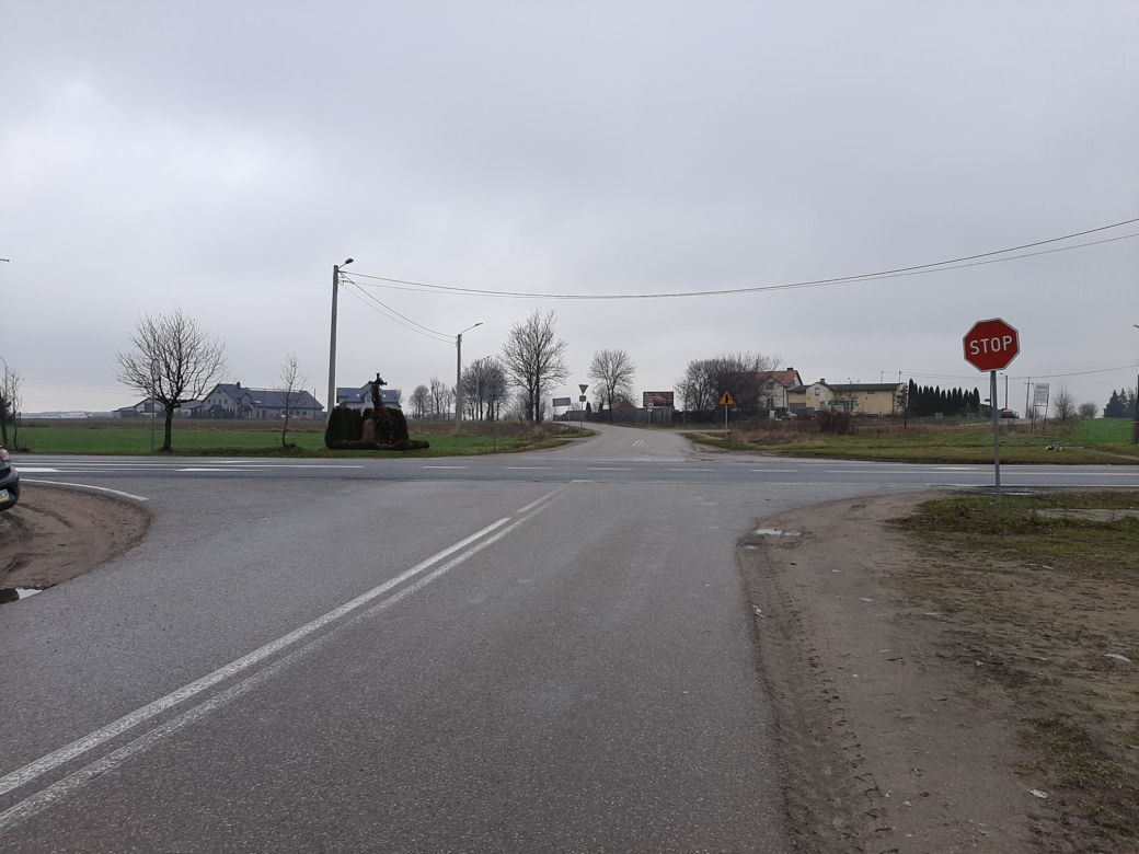 Niebezpieczne skrzyżowanie w Chojnach Młodych