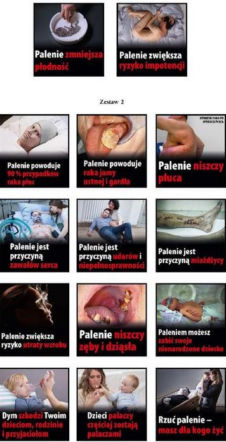 Drastyczne ostrzeżenia na paczkach papierosów. Tak będą wyglądać opakowania