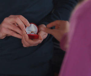 M jak miłość odc. 1927. Adam Karski (Patryk Szwichtenberg), Hania (Wiktoria Basik)