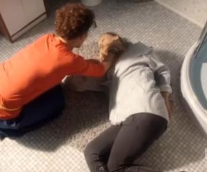 Na dobre i na złe odc. 544. Ola (Anna Karczmarczyk), Klaudia (Julia Wyszyńska)