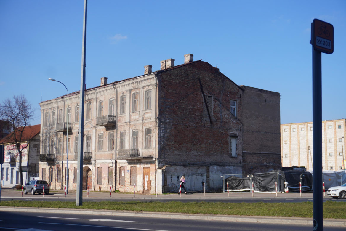 Zabytkowa kamienica przy Dąbrowskiego w Białymstoku