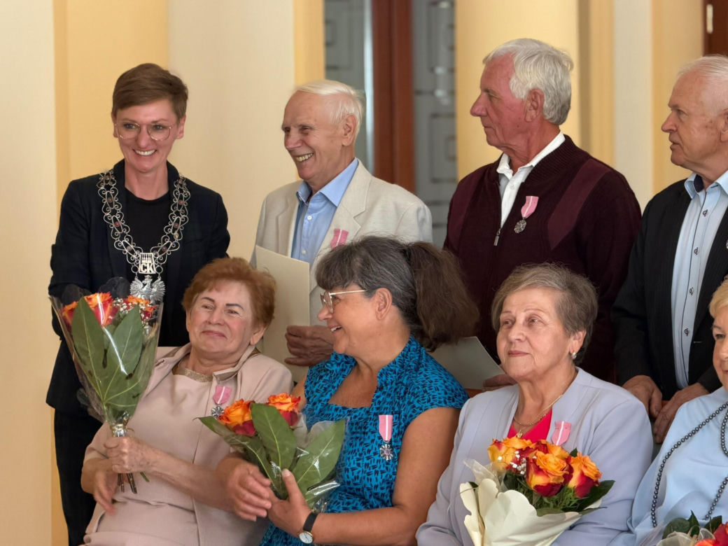 Wyjątkowe medale dla kieleckich jubilatów