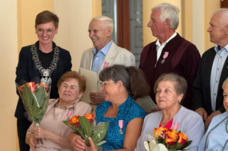 Wyjątkowe medale dla kieleckich jubilatów