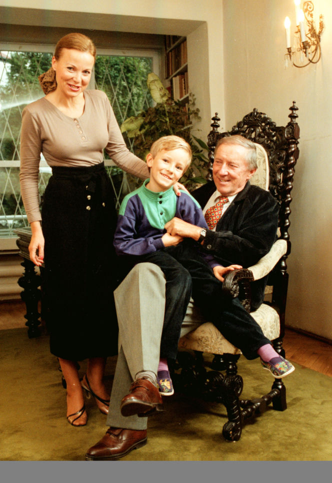 LAURA ŁĄCZ, MĄŻ KRZYSZTOF CHAMIEC I SYN ANDRZEJ CHAMIEC