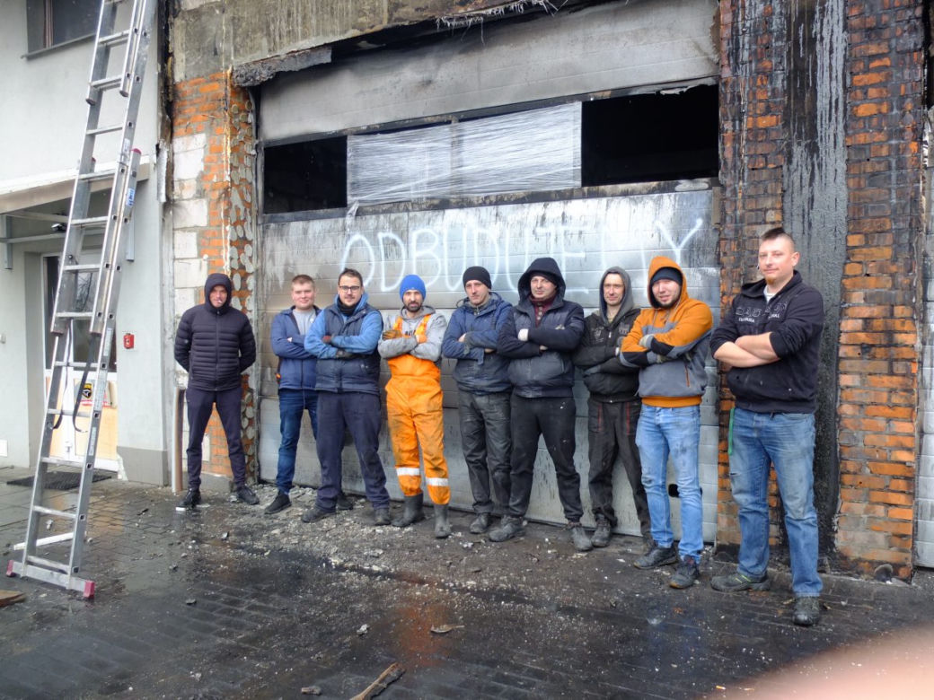 Spłonął warsztat Pawła Łuszczaka. - Odbuduję go z waszą pomocą - deklaruje mechanik