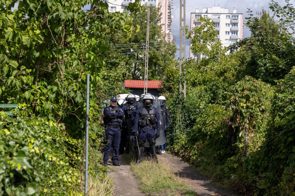Blokada eksmisji na Osiedlu Maltańskim