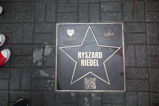 Rysiek Riedel doczekał się swojej gwiazdy w Katowicach