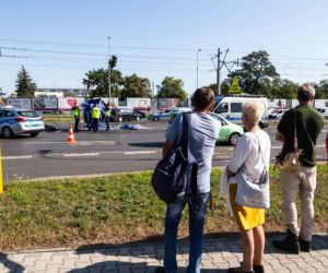 Wypadek na hulajnodze
