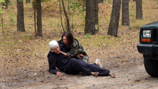 Barwy szczęścia, odcinek 3315. Łukasz (Michał Rolnicki), Celina (Orina Krajewska)