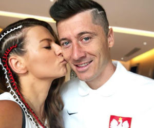 Robert Lewandowski i Anna Lewandowska