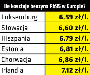 Ile benzyny możemy kupić za polską pensję?
