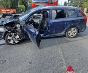 Wypadek na ul. Kniaziewicza w Toruniu