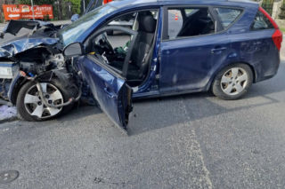 Wypadek na ul. Kniaziewicza w Toruniu