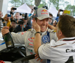 Rajd Polski 2014 wygrał Sebastien Ogier,  Volkswagen Polo R WRC