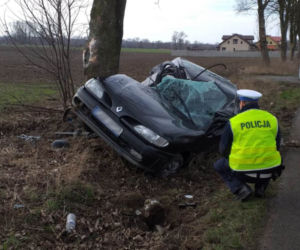 Wypadek w powiecie świeckim. Kierowca został przetransportowany do szpitala śmigłówcem! [ZDJĘCIA]