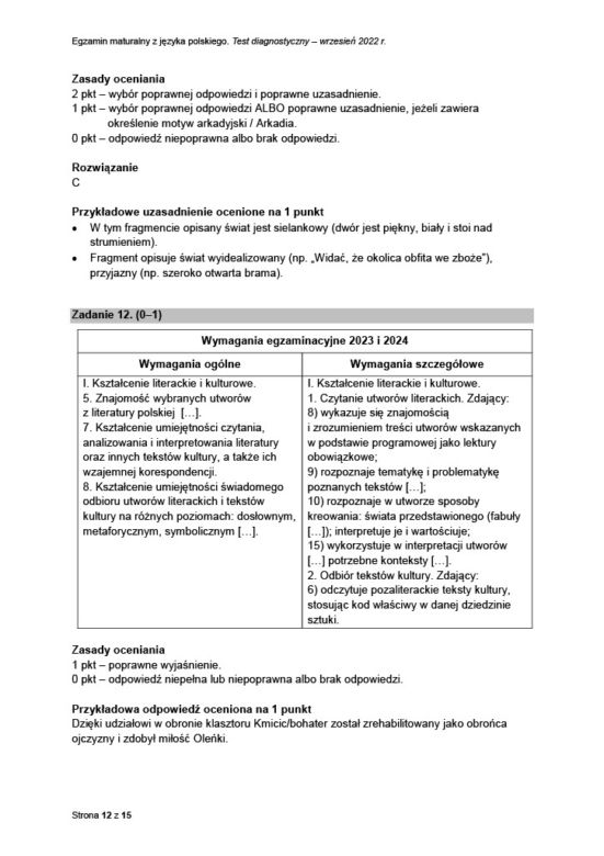 Matura próbna 2023: Polski. Odpowiedzi CKE i oficjalny klucz do zadań