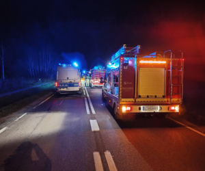 Śmiertelny wypadek na DK73 w Brniu: Nie żyje potrącony 35-latek