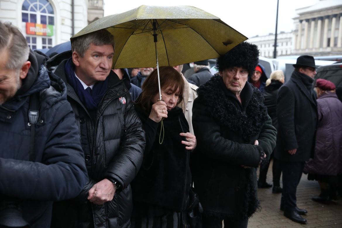Pogrzeb Jerzego Gruzy. Żegnała go rodzina i przyjaciele.