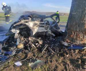 Tragiczny wypadek w miejscowości Głogowiniec [ZDJĘCIA] 