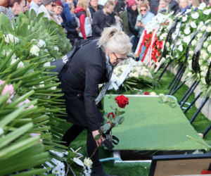 Ból, rozpacz, łzy. Poruszające sceny na pogrzebie Łukasza Litewki