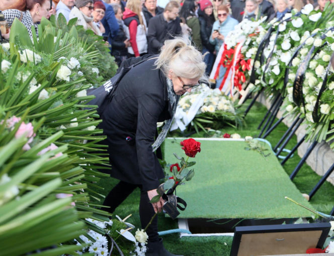 Ból, rozpacz, łzy. Poruszające sceny na pogrzebie Łukasza Litewki