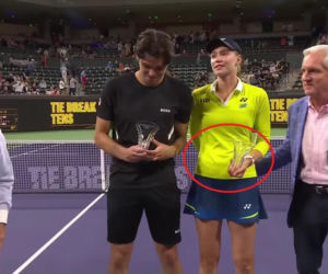 Jelena Rybakina zmolestowana na korcie?!