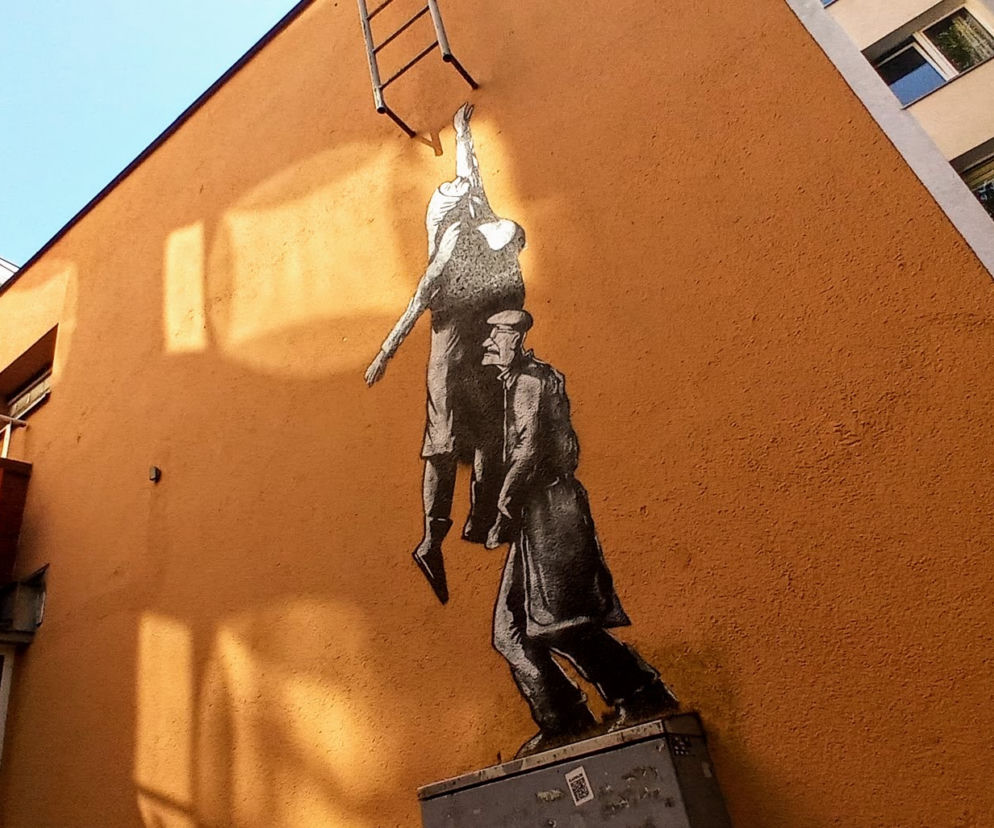 Tajemniczy mural w centrum Szczecina