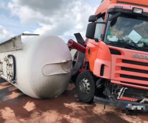 Wypadek na A4. Kierowcy jechali pod prąd korytarzem życia!