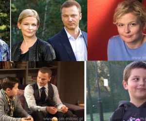 M jak MIŁOŚĆ. Piotrek (Hubert Zduniak), Andrzej (Krystian Wieczorek), Marta (Dominika Ostałowska)