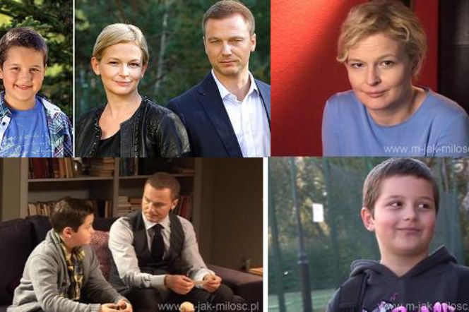 M jak MIŁOŚĆ. Piotrek (Hubert Zduniak), Andrzej (Krystian Wieczorek), Marta (Dominika Ostałowska)