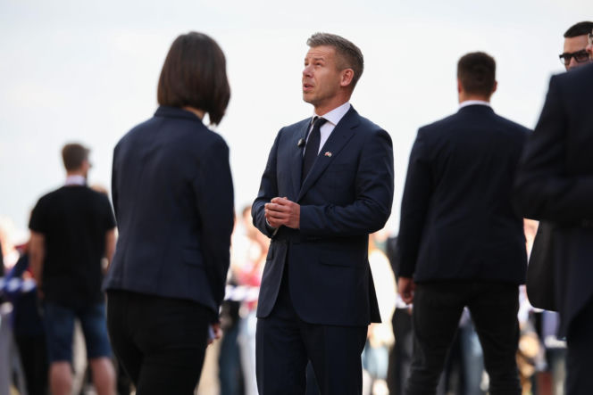 Peter Magyar w Krakowie