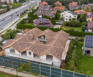 Plac budowy przy ul. Relaksowej 10A w Warszawie