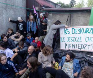 Blokada eksmisji na Osiedlu Maltańskim