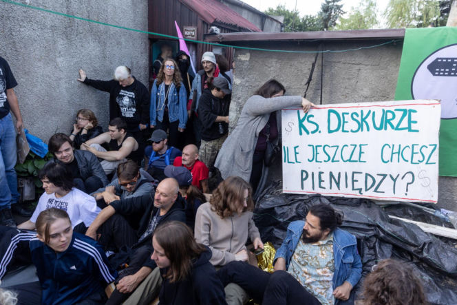 Blokada eksmisji na Osiedlu Maltańskim