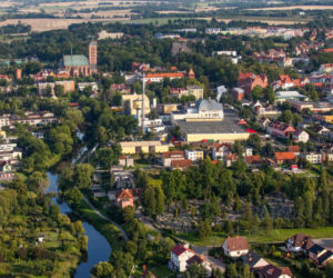 Braniewo z lotu ptaka. Jak wygląda jedno z najstarszych miast w Polsce? Zobacz ZDJĘCIA!