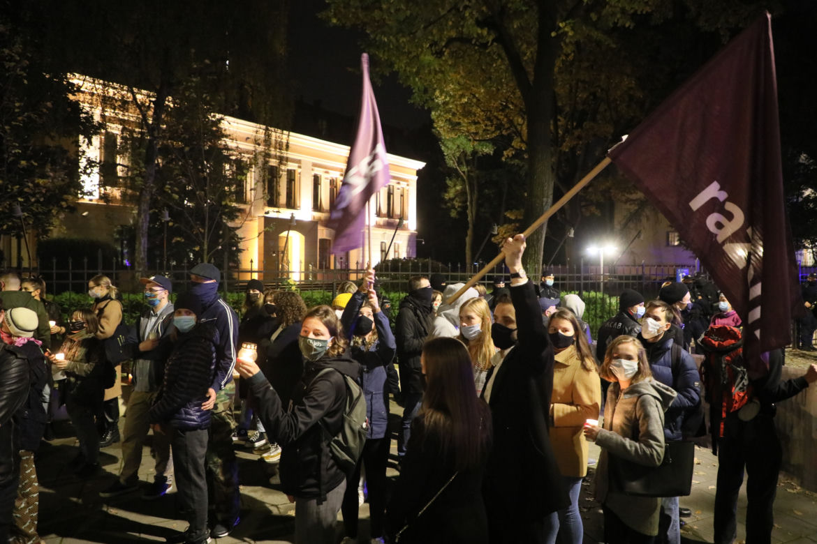 Protest kobiet w Warszawie