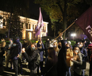 Protest kobiet w Warszawie